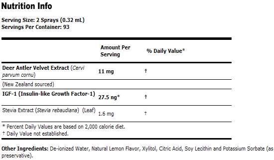 IGF-1+Liposomal Spray - 1 oz., NOW Foods