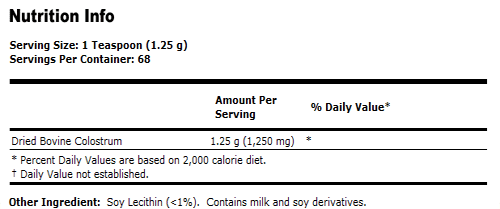 Colostrum - 3 oz., NOW Foods