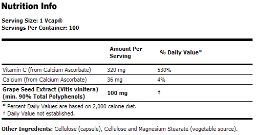 Grape Seed - 100 VCaps, NOW Foods