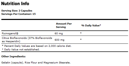 Pycnogenol 30 mg