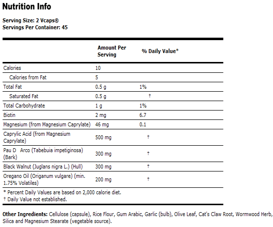 Cand. Clear - 90 VCaps