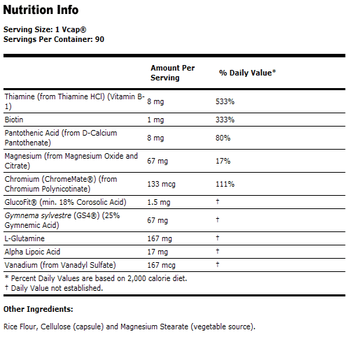 Glucose Metabolic Support