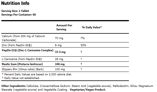 Ulcetrol - 60 Tabs, NOW Foods