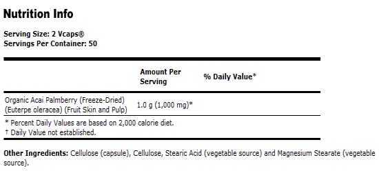 Acai 500 mg