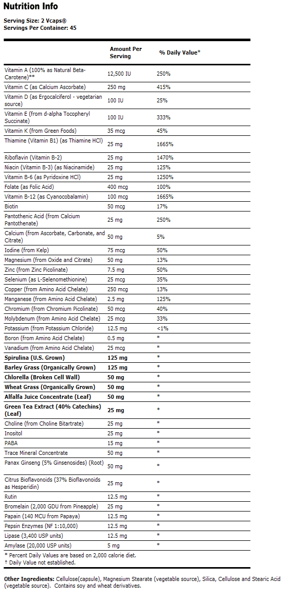 Eco-Green Multi Vitamin
