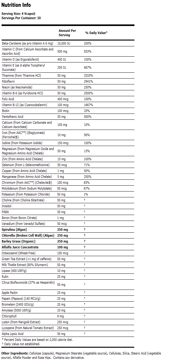 Special Two Multiple Vitamin- 120 VCaps, NOW Foods