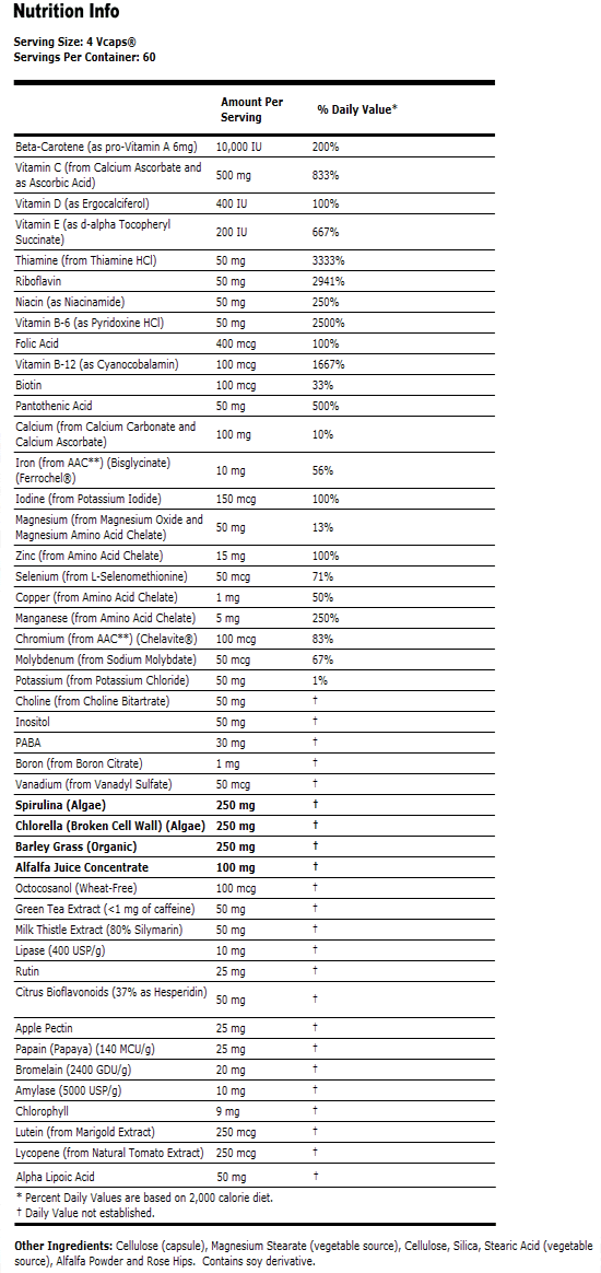 Special Two Multiple Vitamin - 240 VCaps, NOW Foods