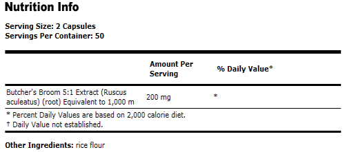 Butcher's Broom Supplement