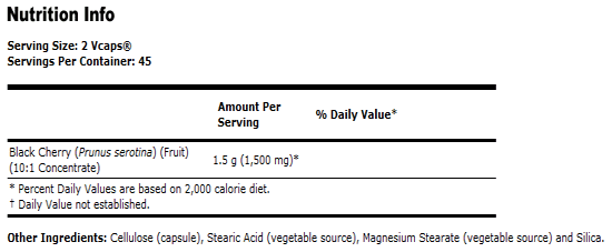 Black Cherry Fruit Extract