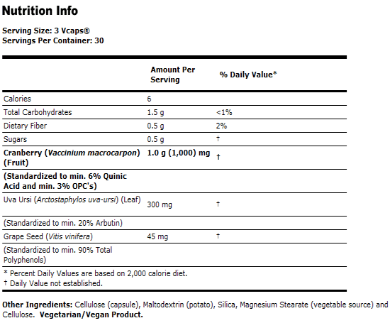 CranberryMaximum Strength