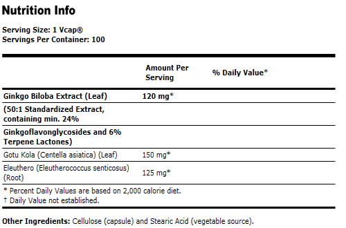 Ginkgo Biloba 120 mg