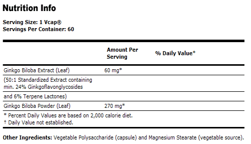 Ginkgo Biloba