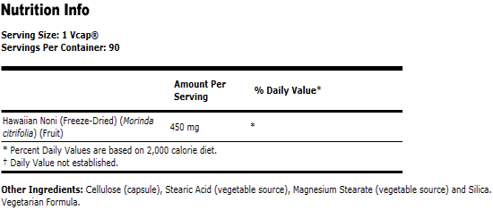 Noni 450 mg Hawaiian