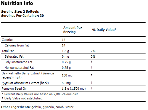 Pygeum & Saw Palmetto Extract