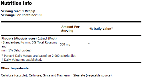 Rhodiola ( Rhodiola rosea )