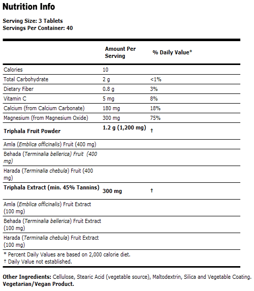 Triphala 500 mg