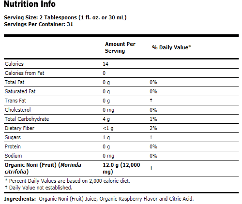 Noni - 32 oz., NOW Foods