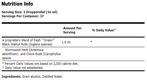 Fresh Green Black Walnut Wormwood Complex
