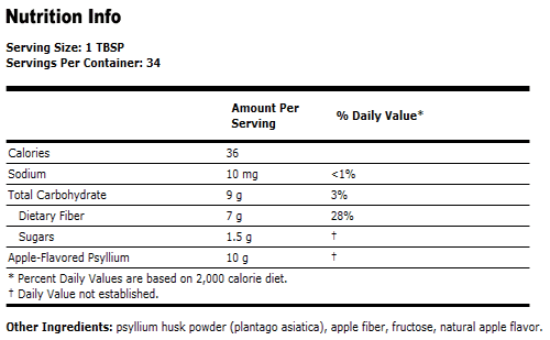 Apple Psyllium Fiber