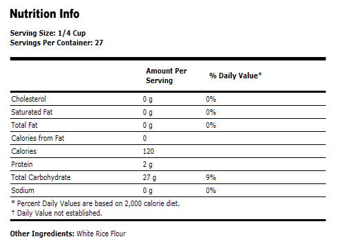 White Rice Flour - 32 oz., NOW Foods