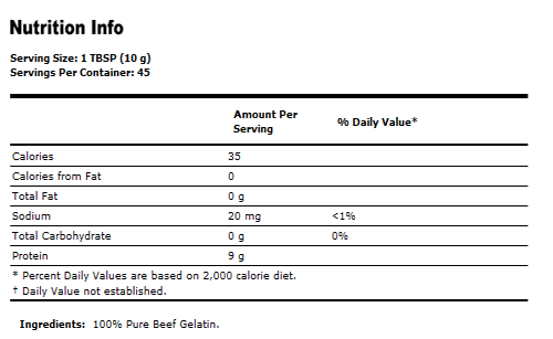Beef Gelatin Powder