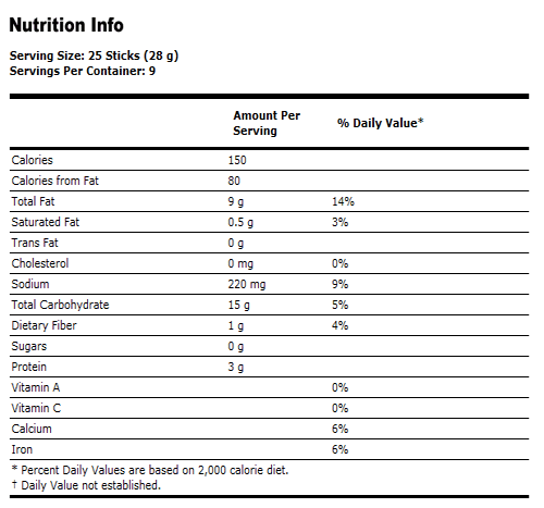 Garlic Sticks Sesame - 9 oz., NOW Foods