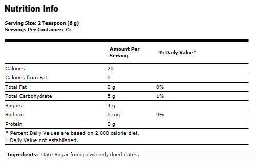 Date Sugar