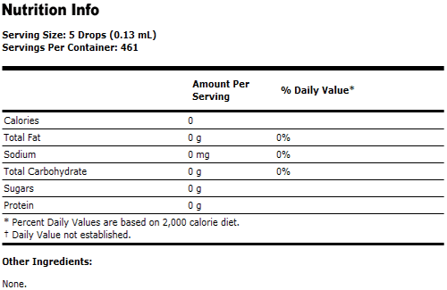 Chocolate Stevia Extract Liquid - 2 oz