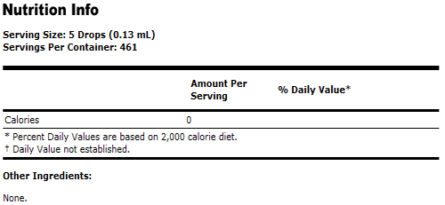 Liquid Stevia Extract Hazelnut Cream - 2 oz., NOW Foods