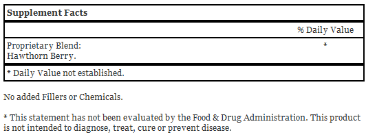 Hawthorn Berry, 100 Capsules - Dr. Christopher's