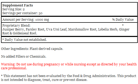 Kidney Formula, Kidney Supplement, 100 Capsules - Dr. Christopher's