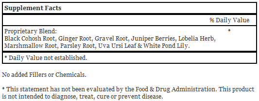 Bladder Formula 100 Capsules