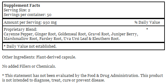 Male Urinary Tract Supplement, 100 Capsules - Dr. Christopher's