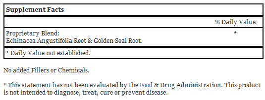 Echinacea & Goldenseal, 100 Capsules - Dr. Christopher's