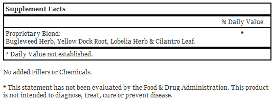 Heavy Mineral Bugleweed, 100 Capsules - Dr. Christopher's