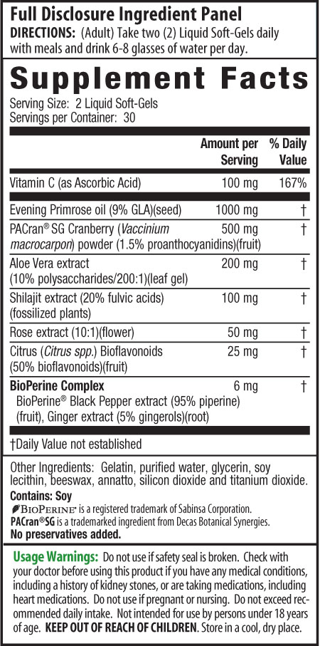 Irwin Naturals Very Cranberry - 60 Softgels