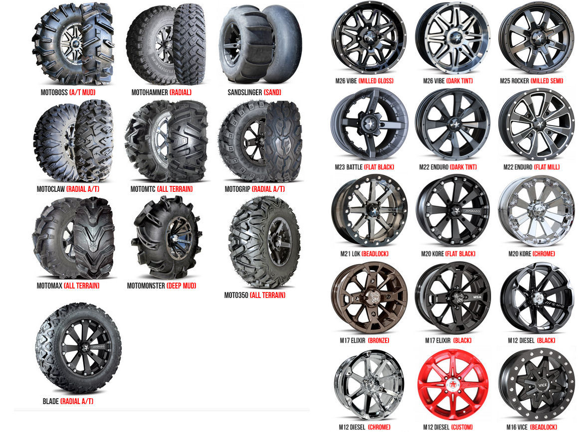 Colorado Components EFX Tires and MSA Wheels