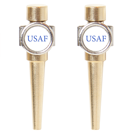 United States Air Force Cribbage Pegs in Brass
