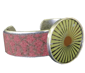 silver cork cuff
