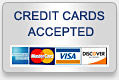 Credit Cards Accepted