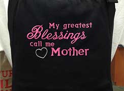 Embroidered Apron