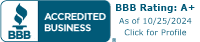 Click to verify BBB accreditation and to see a BBB report.