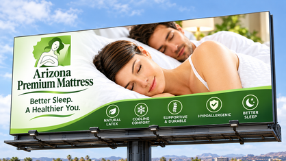 Arizona Premium Mattress Billboard