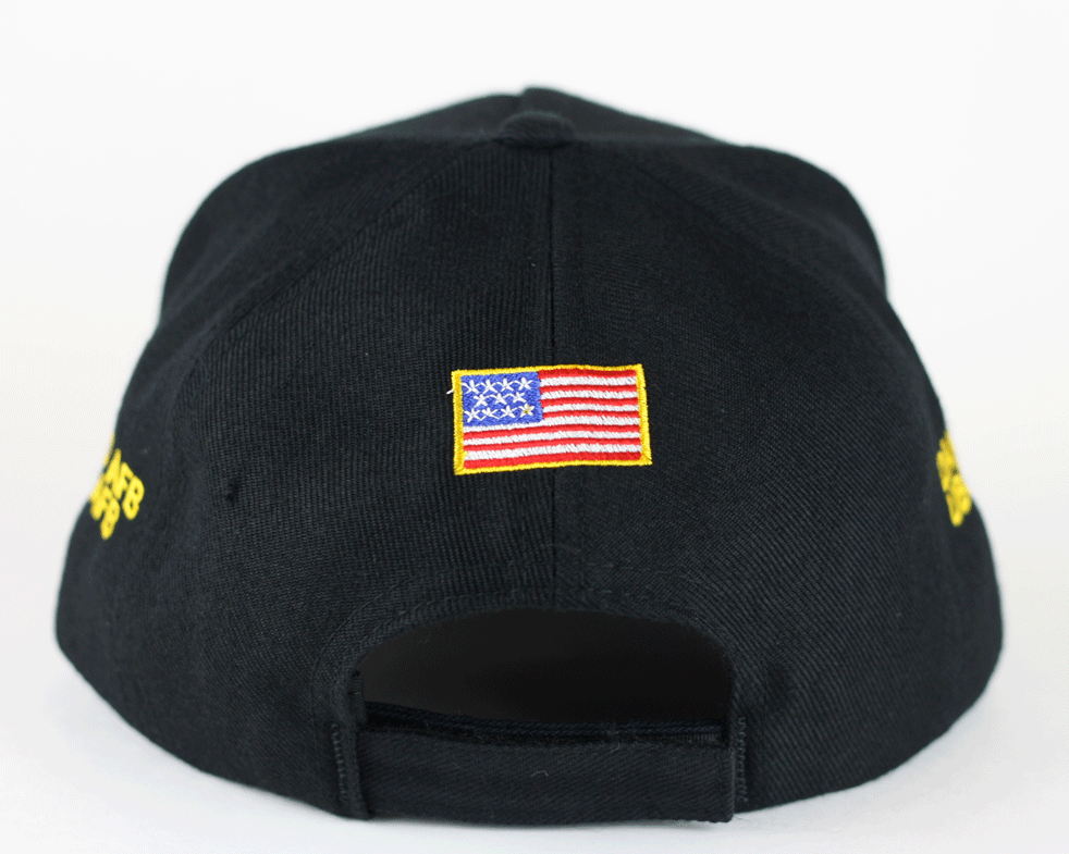 custom embroidered army hats side panels american flag
