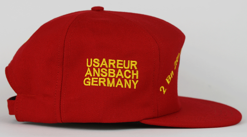 custom embroidered army hats side panels american flag