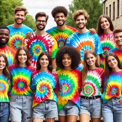 rainbow tie dye shirt