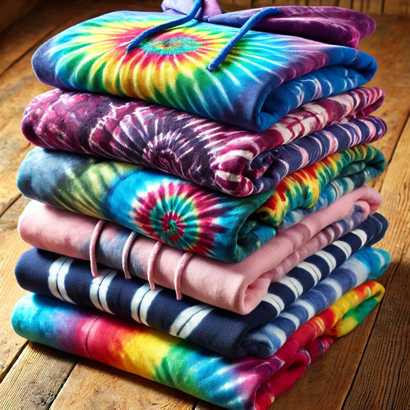 tie dye hoodies