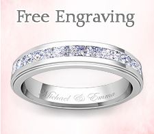 Fee engraving for rings and jewelry at my love wedding ring