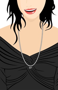 30 inch necklace opera necklaces at my love wedding ring