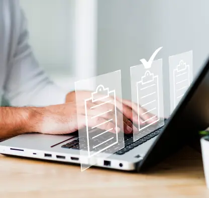 A table and illustrations showing icons of marketing tools